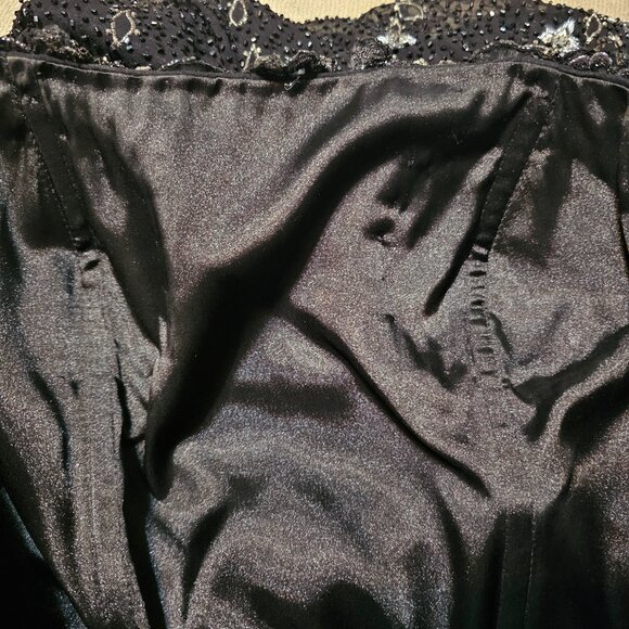 Strapless Beaded Formal Gown - Picture 10 of 12